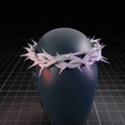video.gif STL file Crown of thorns・3D printer design to download