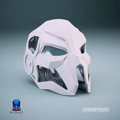 cybermask_02_vid.gif STL file iMask by Apple — Sci-fi Cyberpunk Cosplay Mask Designed by AI・3D printing model to download