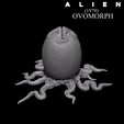ALIEN-EGG-WITH-ROOTS-GIF.gif 3D PRINTABLE ALIEN EGG OVOMORPH 1979 WITH ROOTS