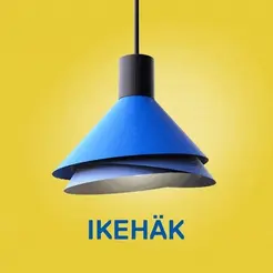 IKEHAK Fichier STL IKEHÄK ABAT-JOUR 01・Design imprimable en 3D à télécharger