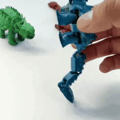 GIF-210310_182806.gif Fichier STL Dinosaure mignon Ankylosaurus Flexi・Plan à imprimer en 3D à télécharger, FlexToys