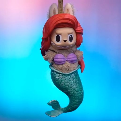 Ariel Die kleine Meerjungfrau Kostüm (ohne Perücke) - Labubu Zubehör Spielzeug