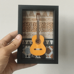 Guitarra-clasica-española.gif Archivo STL gratis GUITARRA CLASICA ESPAÑOLA (5 descargas gratis)・Objeto para impresora 3D para descargar