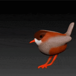 peli.gif Fichier STL gratuit oiseau・Objet imprimable en 3D à télécharger
