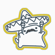 GIF-1234.gif STL file CAT MEXICAN MEME - COOKIE CUTTER・3D printer model to download