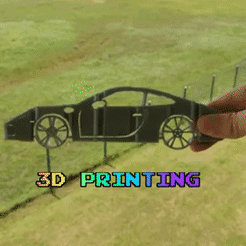 giphy.gif Fichier 3D Porsche 911 flip text・Design pour impression 3D à télécharger