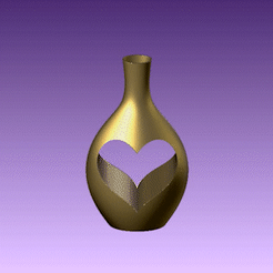 1v_AdobeExpress.gif STL file Four Vase・3D printer model to download