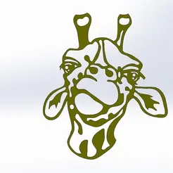 animiertes-gif-von-online-umwandeln-de-9.gif Бесплатный STL файл декор в виде жирафа・Модель 3D-принтера для скачивания