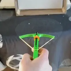 vidéo2.gif STL file Crossbow print in place・Model to download and 3D print
