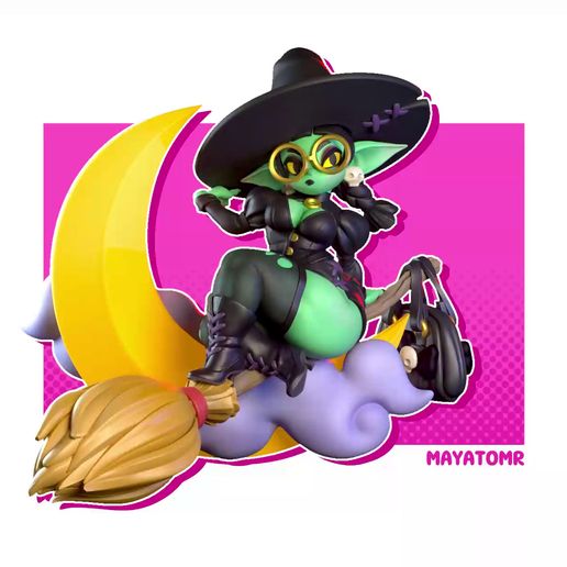 goblinWitch_turntable_discord.mp4 Kobold-Hexe