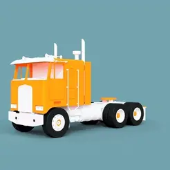 animation.gif Kenworth K100, RC Truck 1/14