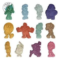 ezgif.com-gif-maker.gif Wreck It Ralph Collection (12 files) - Cookie Cutter - Fondant - Polymer Clay