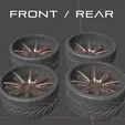 0.gif FORG 3D Style Wheel set FRONT AND REAR w/ 2 offsets