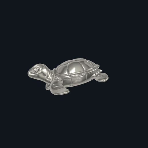 Untitled-Project.mp4 Smooth Sea Turtle – 3D Printed Decorative Model