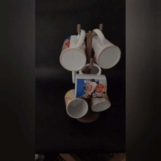 mug cup holder 3D model