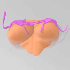 01.gif Fichier STL Bikini craqué sur l'eau - 3d Print STL・Design à télécharger et à imprimer en 3D