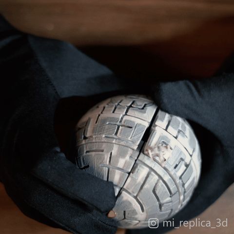 death-ball-gif.gif Death Ball - The Death Star Rubik's Cube Labyrinth