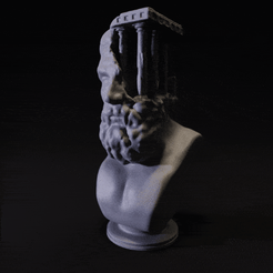 Thumb.gif Archivo STL Busto de las ruinas griegas・Objeto imprimible en 3D para descargar