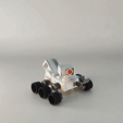 mars-rover.gif Cute Mars rover perseverance Desk buddy - SD card and Pen Holder