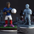 mbappe1.gif STL file Kylian Mbappe - France - Soccer・Design to download and 3D print
