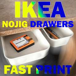 DSC_2592-Edit.gif Fichier STL TIROIRS IKEA NOJIG (VERSION ACTUALISÉE)・Modèle pour imprimante 3D à télécharger