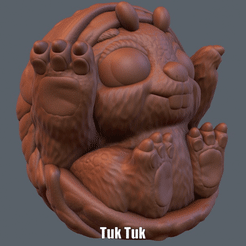 Tuk-Tuk.gif Télécharger le fichier STL Tuk Tuk (Impression facile sans support) • Objet pour imprimante 3D, Alsamen