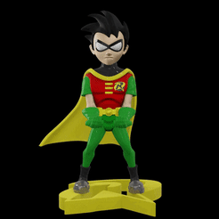 0001-0160-4.gif STL file Robin Titans joystick holder・3D print object to download