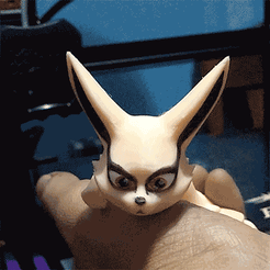 kuramaBaby03.gif OBJ file Kyubi Kurama Baby Flexi・3D print object to download