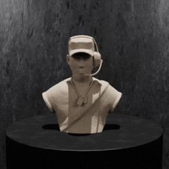 20230122_212151.gif STL file Bust of Scout from Team Fortress 2・3D printing design to download