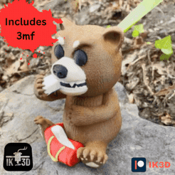 ezgif.com-resize-13.gif STL file COCAINE BEAR FUNKO POP VINYL・3D print design to download
