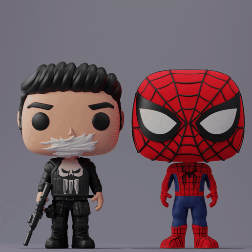 Spider Man & Punisher Brand New Day Funkos