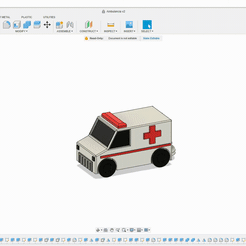 Library-_-Loom-8-August-2023-_1_.gif Archivo STL Ambulance keychain / Llavero Ambulancia・Modelo imprimible en 3D para descargar