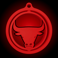 bull-4.gif Chicago Bulls: confezione di portachiavi girevoli