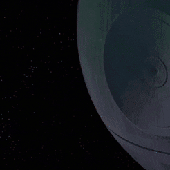giphy.gif Suporte Alexa Echo Dot 4a e 5a Geração Death Star Star Wars