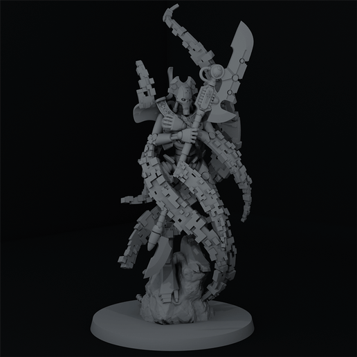 NECRON OVERLORD WITH TRANSLOCATION SHROUD [62] (4rr)
