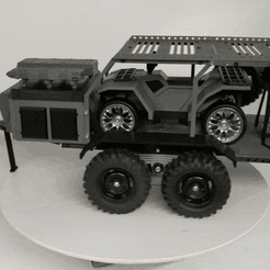 1666624947425.gif 3D file RC Trailer Toy Hauler Scale 1/10 Crawler・3D printable model to download