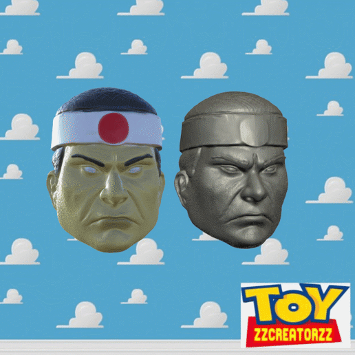 🤴 daimon head teh king of figther・ OBJ File for 3D printing・Cults