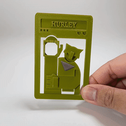 ezgif.com-gif-maker-5.gif STL file Hurley - Cardtapult Shooting Card Game・Design to download and 3D print