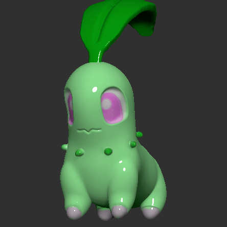 Chikorita - 3D model önizlemesi