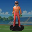 0001-0180.mp4 BENJI PRICE - CAPTAIN TSUBASA - Figura 3D estilo Infinity/Disney (100 mm)
