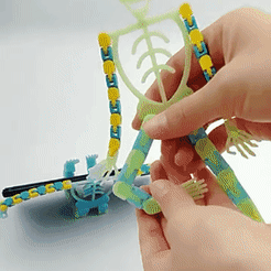 InShot_٢٠٢٢١٢١٢_٢٠٢٧١٣٩٣٩.gif STL-Datei Flexibles Skelett-Spielzeug.・3D-druckbares Modell zum Herunterladen