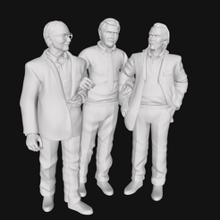 ezgif-5-7dd7b425e9.gif STL file THREE OLD MEN - MEN GROUP- MAN- OLD MAN- OLD MEN- FRIENDS- OLD AGE- OLD MEN- COLLEAGUES - CO-WORKERS・3D printing model to download