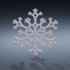 anim.gif Télécharger fichier STL gratuit Flocon de neige • Modèle à imprimer en 3D, Doken