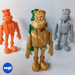 Sequence-01.gif OBJ file FRANKENSTEIN ARTICULATED・3D printable model to download, rogistudios
