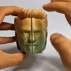 Sequence-01.gif STL file IRON MAN (FACE CHANGE)・3D print design to download