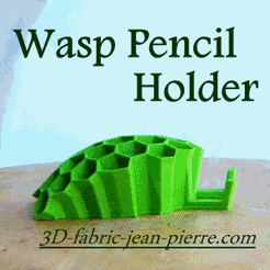 Wasp Pencil Holder, 3d-fabric-jean-pierre