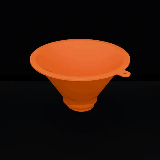 Slip-in funnel for GPI 89 necks - spout with stop and air notches