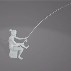 sitfishing.gif Archivo 3MF gratis Pesca con nevera・Diseño imprimible en 3D para descargar