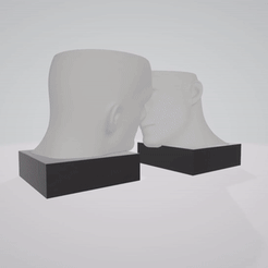 couple-homme-homme.gif Archivo STL san valentin jarron maceta escultura pareja hombre decoracion planta diseño meme para ender 3・Objeto imprimible en 3D para descargar