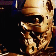 ezgif.com-gif-maker.gif Fichier STL Terminator T-800 1:1 type-c lampe rechargeable・Design pour imprimante 3D à télécharger